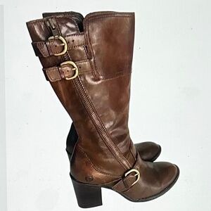 Born Women's Treddy Brown Boots Size 6.5